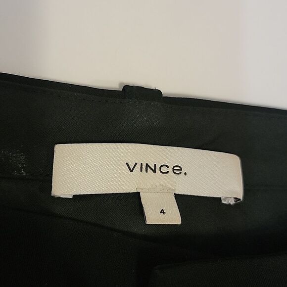 VINCE Classic Black Straight Leg Pants size 4 - Picture 9 of 10